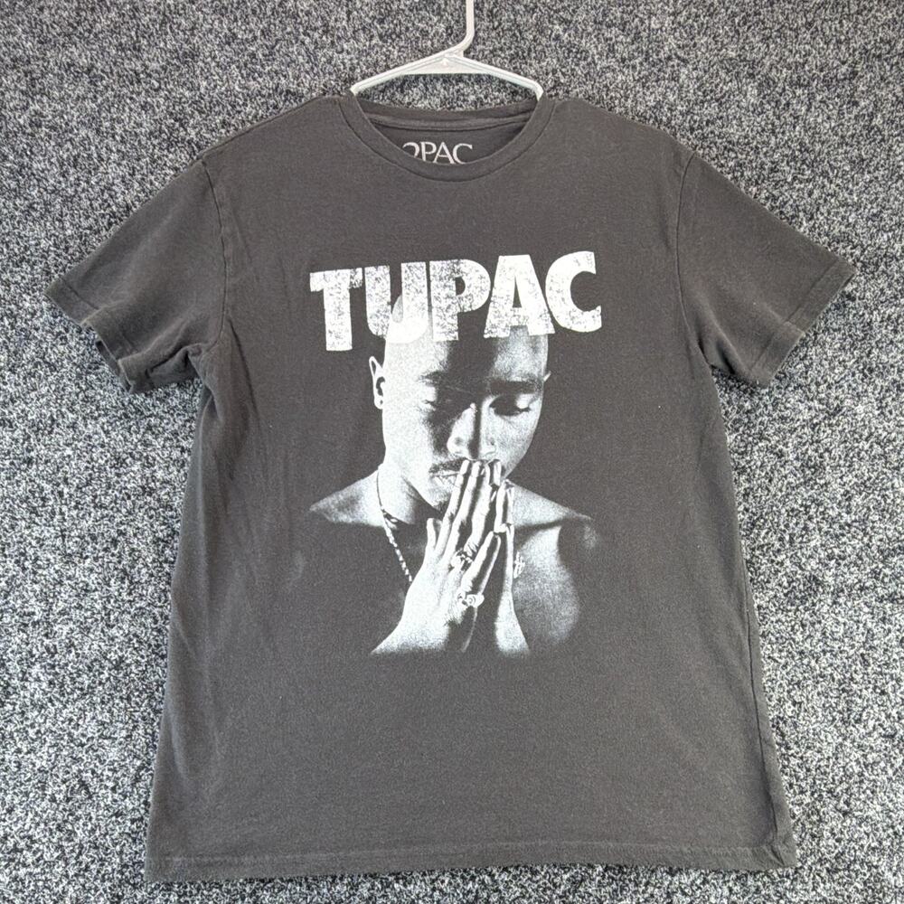 2Pac Tupac Rap & Hip Hop Music Artist Graphic T-Shirt Tee, Size M